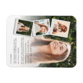 Abschluss Foto Collage Open House 2024 Party Magnet (Horizontal)