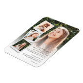 Abschluss Foto Collage Open House 2024 Party Magnet (Linke Seite)