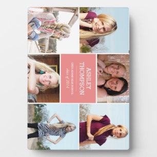 Abschluss Foto Collage Plaque (6 Fotos) Fotoplatte