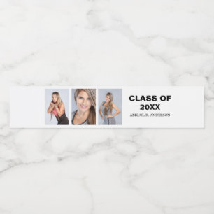Abschluss Foto Custom Water Flasche Label Wasserflaschenetikett