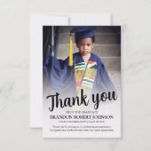 Abschluss Foto Dankeskarte (Vorderseite)