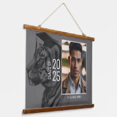 Abschluss-Foto-Display Holztäfelung Wandteppich Mit Holzrahmen (Gewinkelt)