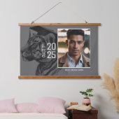 Abschluss-Foto-Display Holztäfelung Wandteppich Mit Holzrahmen (Schlafzimmer)