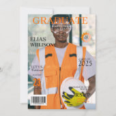 Abschluss Foto Einladung (Vorderseite)