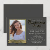  Abschluss Foto Einladung (Vorne/Hinten)