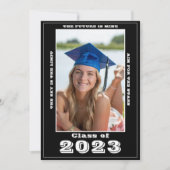 Abschluss Foto Einladung (Vorderseite)