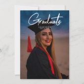 Abschluss Foto Einladung (Vorderseite)