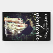 Abschluss Foto Elegante Skriptklasse Banner (Horizontal)