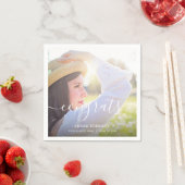 Abschluss-Foto für Skript-Glückwunsch Serviette (Beispiel)