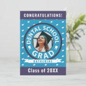 Abschluss-Foto für Zahnärzte Ankündigung (Stehend Vorderseite)