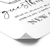 Abschluss Foto Gästebuch Elegant Minimalistisch (Ecke)