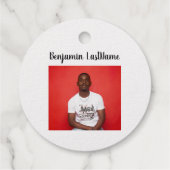 Abschluss Foto Geschenkanhänger (Rückseite)