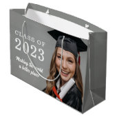 Abschluss Foto Geschenktasche Große Geschenktüte (Rückseite Schrägansicht)