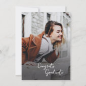 Abschluss Foto Grad 2025 Party Einladung (Rückseite)