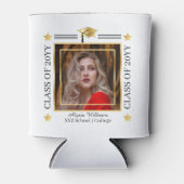 Abschluss Foto Grad Cap School | Jahr Keepake Dosenkühler (Vorderseite)