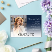 Abschluss Foto Grad Save the Date Acryleinladungen (In Situ (Hochzeit))