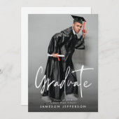 Abschluss Foto Graduate Ankündigung (Vorne/Hinten)