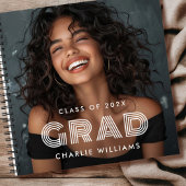 Abschluss Foto Graduiertenname Jahrbuch Notizblock