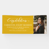 Abschluss Foto gratuliert Banner (Horizontal)