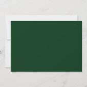 Abschluss Foto Green Gold Script Class of 2023 Ankündigung (Rückseite)