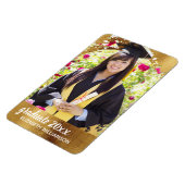 Abschluss Foto Imitate Gold Modernes Design Magnet (Linke Seite)