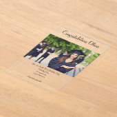 ABSCHLUSS FOTO INVITATION CARD ACRYLEINLADUNGEN (Ablage )