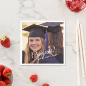 Abschluss Foto Jahr 2024 Serviette (Beispiel)