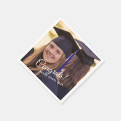 Abschluss Foto Jahr 2024 Serviette (Ecke)