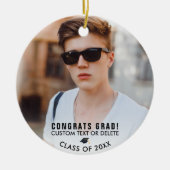 Abschluss Foto Keepake Geschenk Moderne Klasse 20X Keramikornament (Vorne)