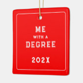 Abschluss Foto Keepake Keramik Ornament (Links)