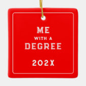 Abschluss Foto Keepake Keramik Ornament (Vorderseite)