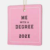 Abschluss Foto Keepake Keramikornament (Links)