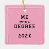 Abschluss Foto Keepake Keramikornament (Vorderseite)