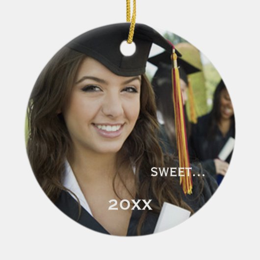 Abschluss Foto Keepake Ornamente (Vorne)