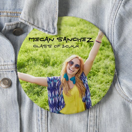 Abschluss-Foto-Knopf Button (Beispiel)