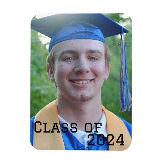 Abschluss Foto Magnet (Vertikal)