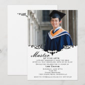 Abschluss Foto Mantle Einladung (Vorne/Hinten)