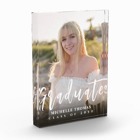 Abschluss Foto Minimalistisch Einfaches Skript (Links)