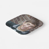 Abschluss Foto Minimalistisch Elegant Grad Moderne Pappteller (Gewinkelt)