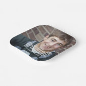 Abschluss Foto Minimalistisch Simple Modern Grad Pappteller (Gewinkelt)