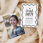 Abschluss-Foto mit handgezogenen Rahmen Ankündigung