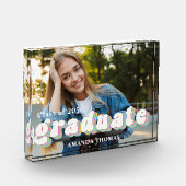 Abschluss Foto Moderne Retro Typografie (Links)