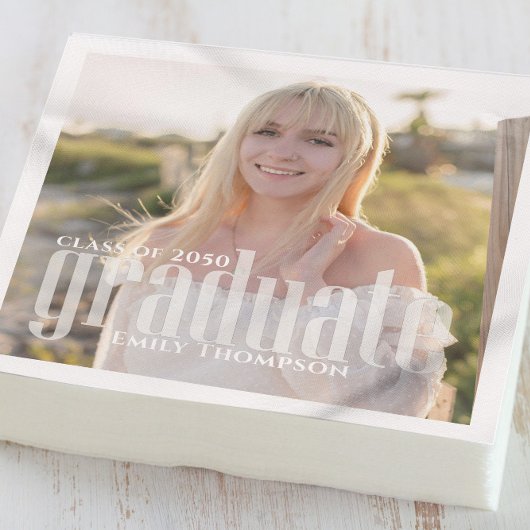 Abschluss Foto Modernes Elegantes Minimalistisch Serviette