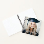 Abschluss Foto Modernes Gästebuch Notizblock (Innenseite)