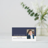 Abschluss Foto Name Card Umschließung Visitenkarte (Stehend Vorderseite)