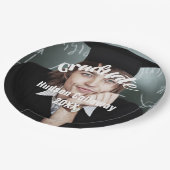 Abschluss Foto Name des Graduate Year Pappteller (Schrägansicht)