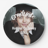 Abschluss Foto Name des Graduate Year Pappteller (Vorderseite)