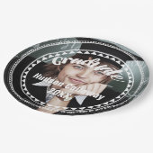 Abschluss Foto Name des Graduate Year Pappteller (Schrägansicht)