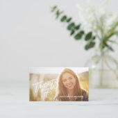 Abschluss-Foto-Namenskarten-moderner Telefonnummerkarte (Stehend Vorderseite)