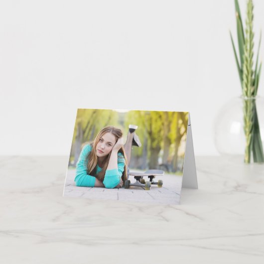 Abschluss Foto Note Card (Vorderseite)